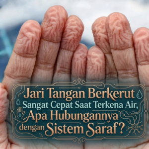 Jari Tangan Berkerut Sangat Cepat Saat Terkena Air, Apa Hubungannya dengan Sistem Saraf?