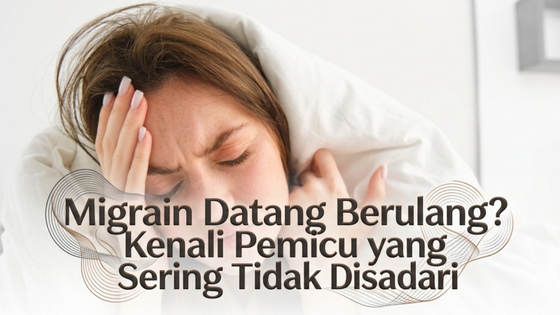 Migrain Datang Berulang? Kenali Pemicu yang Sering Tidak Disadari