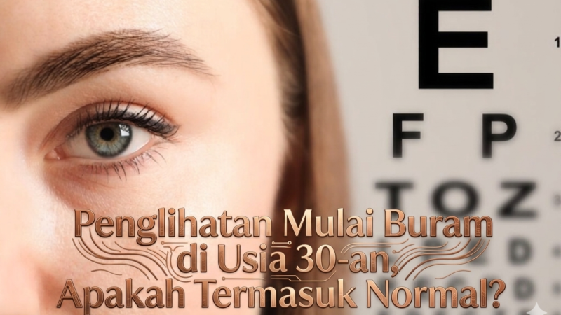 Penglihatan Mulai Buram di Usia 30-an, Apakah Termasuk Normal?