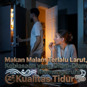Makan Malam Terlalu Larut, Kebiasaan yang Diam-Diam Memengaruhi Kualitas Tidur