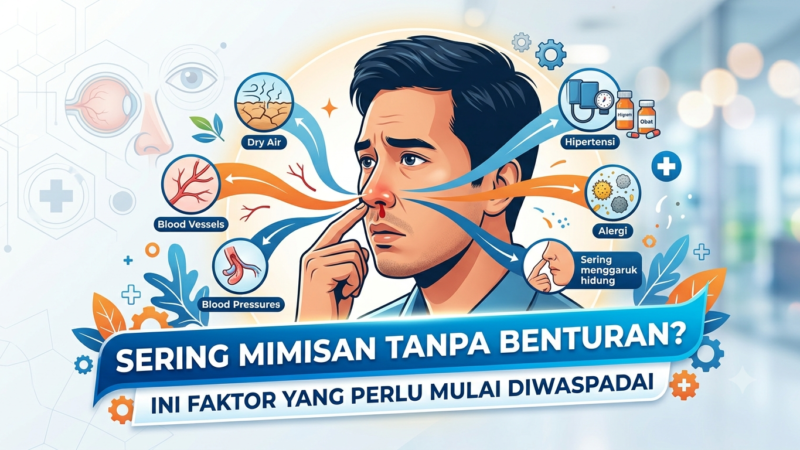 Sering Mimisan Tanpa Benturan? Ini Faktor yang Perlu Mulai Diwaspadai
