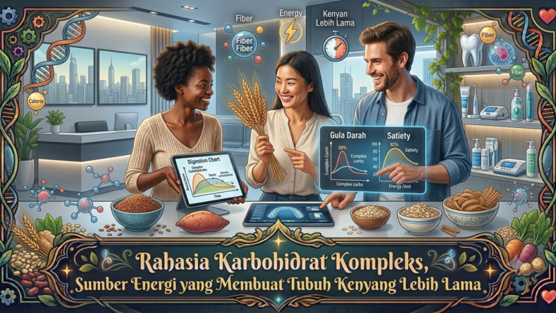 Rahasia Karbohidrat Kompleks, Sumber Energi yang Membuat Tubuh Kenyang Lebih Lama