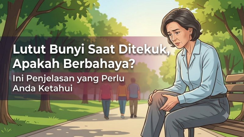 Lutut Bunyi Saat Ditekuk, Apakah Berbahaya? Ini Penjelasan yang Perlu Anda Ketahui