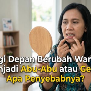 Gigi Depan Berubah Warna Menjadi Abu-Abu atau Gelap, Apa Penyebabnya?