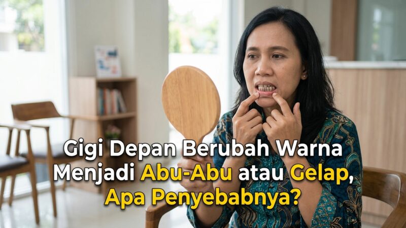 Gigi Depan Berubah Warna Menjadi Abu-Abu atau Gelap, Apa Penyebabnya?
