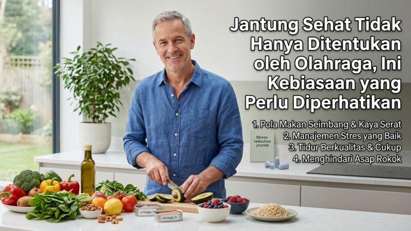 Jantung Sehat Tidak Hanya Ditentukan oleh Olahraga, Ini Kebiasaan yang Perlu Diperhatikan