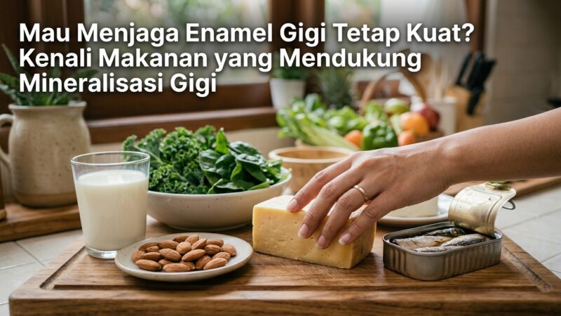 Mau Menjaga Enamel Gigi Tetap Kuat? Kenali Makanan yang Mendukung Mineralisasi Gigi